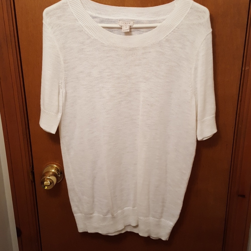J. Crew White sweater